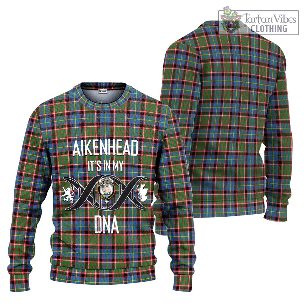 Aikenhead Tartan Ugly Sweater with Family Crest DNA In Me Style Unisex - Tartan Vibes Clothing