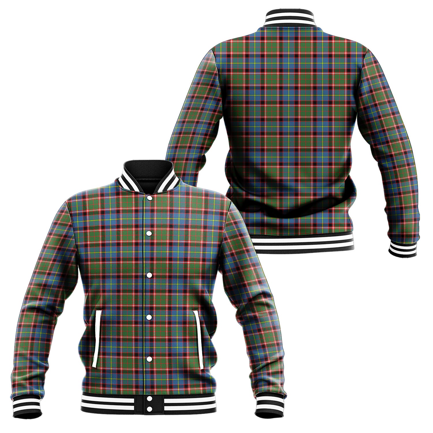 Aikenhead Tartan Baseball Jacket Unisex - Tartan Vibes Clothing