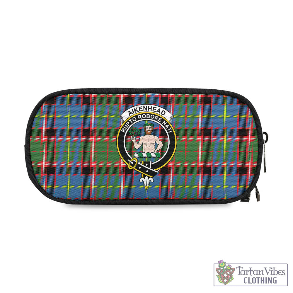 Tartan Vibes Clothing Aikenhead Tartan Pen and Pencil Case with Family Crest