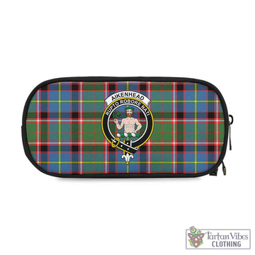 Tartan Vibes Clothing Aikenhead Tartan Pen and Pencil Case with Family Crest