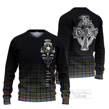 Aikenhead Tartan Ugly Sweater Featuring Alba Gu Brath Family Crest Celtic Inspired Unisex - Tartan Vibes Clothing
