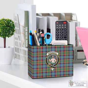 Tartan Vibes Clothing Aikenhead Tartan Pen Holder with Family Crest