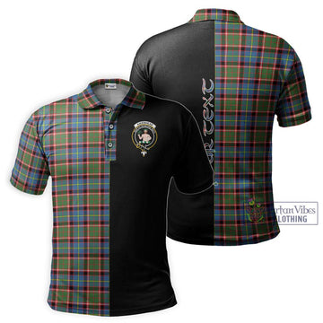 Aikenhead Tartan Polo Shirt with Family Crest and Half Of Me Style Kid - Tartan Vibes Clothing