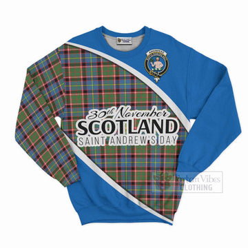 Aikenhead Family Crest Tartan Sweatshirt Celebrate Saint Andrew's Day in Style Unisex - Tartan Vibes Clothing