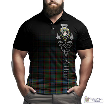 Tartan Vibes Clothing Aikenhead Tartan Polo Shirt Featuring Alba Gu Brath Family Crest Celtic Inspired