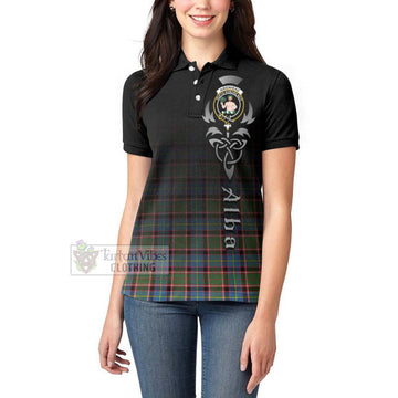 Aikenhead Tartan Women's Polo Shirt Featuring Alba Gu Brath Family Crest Celtic Inspired - Tartan Vibes Clothing