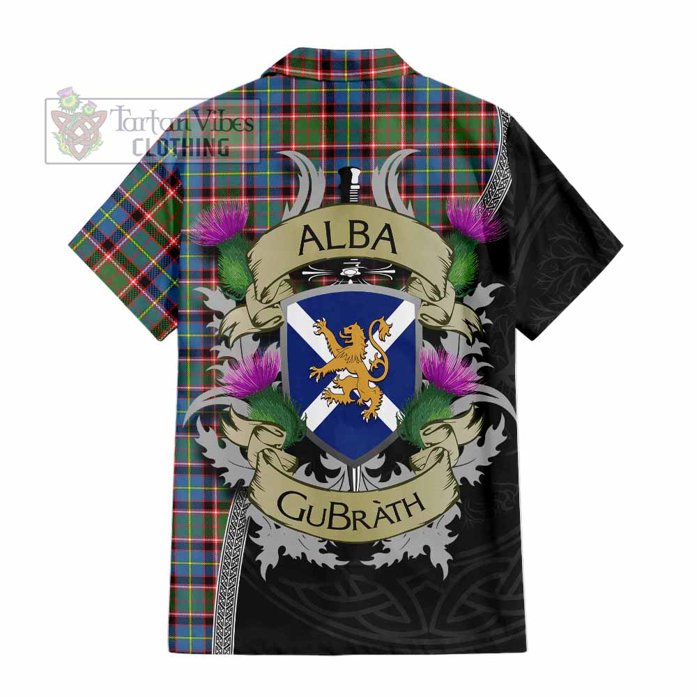 Aikenhead Tartan Family Crest Hawaiian Shirt Lion Rampant Royal Thistle Shield Celtic Inspired - Tartan Vibes Clothing