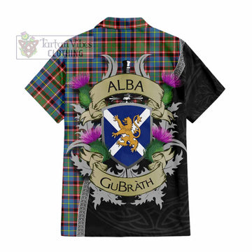 Aikenhead Tartan Family Crest Hawaiian Shirt Lion Rampant Royal Thistle Shield Celtic Inspired - Tartan Vibes Clothing