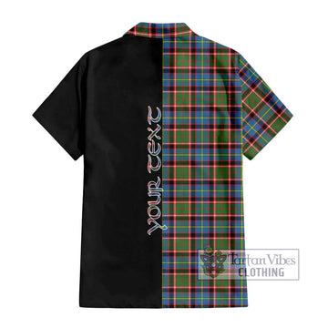 Aikenhead Tartan Hawaiian Shirt with Family Crest and Half Of Me Style - Tartan Vibes Clothing