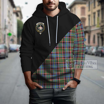 Aikenhead Tartan Hoodie with Family Crest and Military Logo Style - Tartan Vibes Clothing