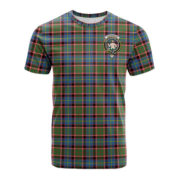 Aikenhead Tartan T-Shirt with Family Crest - Tartan Vibes Clothing