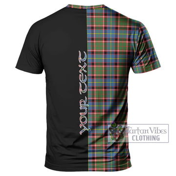 Aikenhead Tartan T-Shirt with Family Crest and Half Of Me Style - Tartan Vibes Clothing