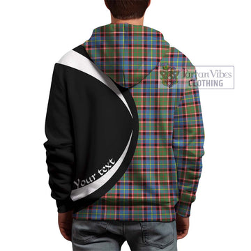 Aikenhead Tartan Hoodie with Family Crest Circle Style - Tartan Vibes Clothing