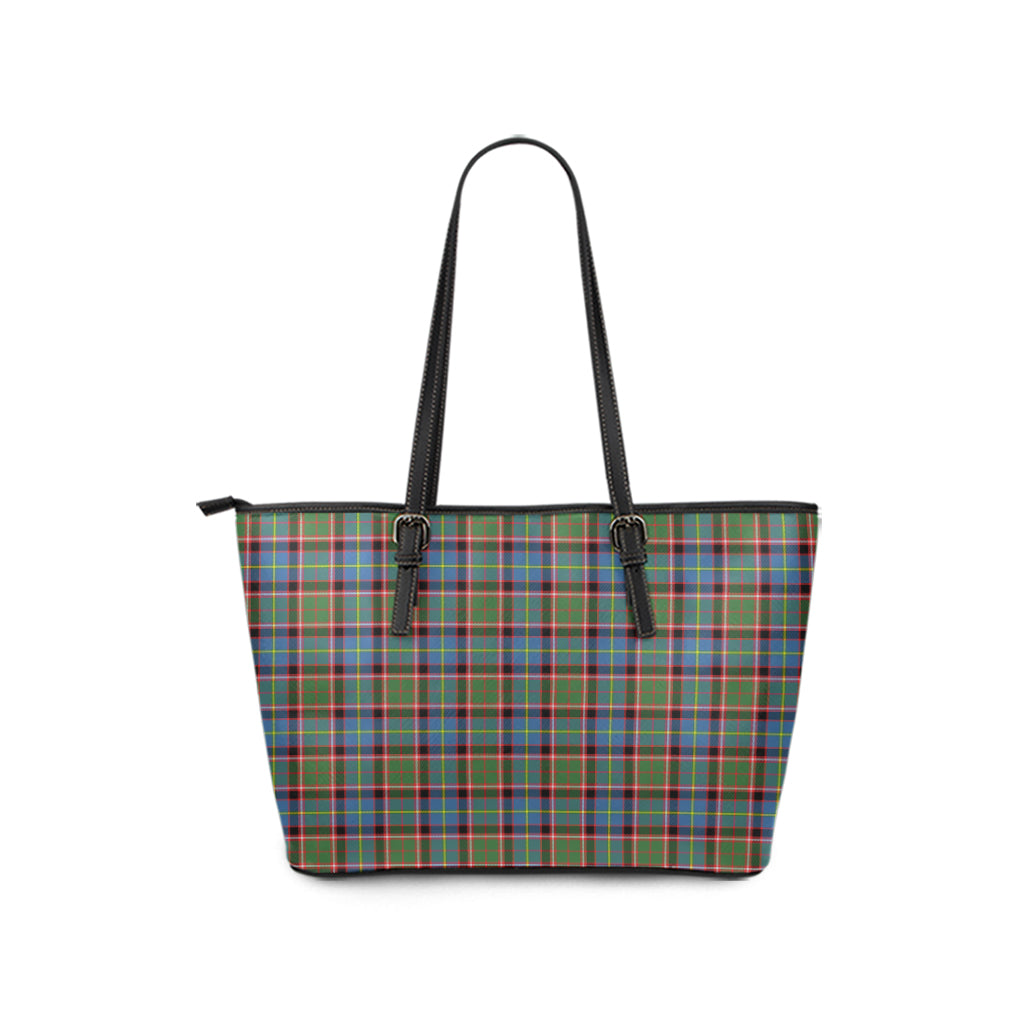 Aikenhead Tartan Leather Tote Bag - Tartanvibesclothing