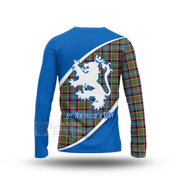 Aikenhead Family Crest Tartan Long Sleeve T-Shirt Celebrate Saint Andrew's Day in Style - Tartan Vibes Clothing