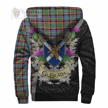 Aikenhead Tartan Family Crest Sherpa Hoodie Lion Rampant Royal Thistle Shield Celtic Inspired - Tartan Vibes Clothing