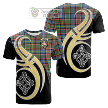 Aikenhead Tartan Cotton T-shirt with Family Crest and Celtic Symbol Style Kid's Shirt - Tartan Vibes Clothing