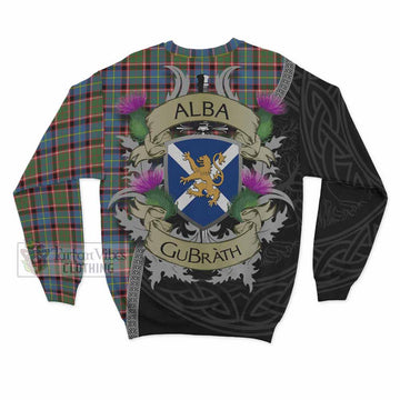 Aikenhead Tartan Family Crest Sweatshirt Lion Rampant Royal Thistle Shield Celtic Inspired - Tartan Vibes Clothing