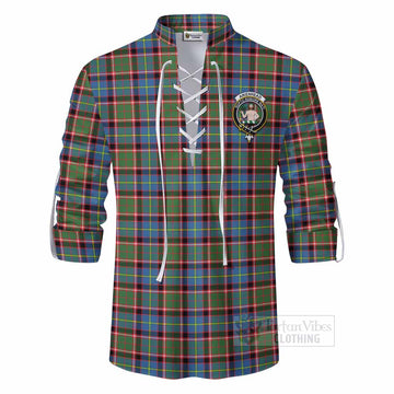 Aikenhead Tartan Ghillie Kilt Shirt with Family Crest DNA In Me Style - Tartan Vibes Clothing