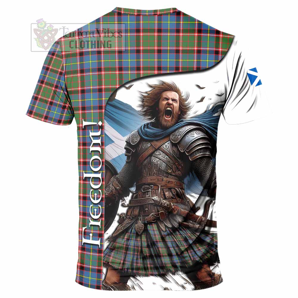 Aikenhead Crest Tartan T-Shirt Inspired by the Freedom of Scottish Warrior - Tartan Vibes Clothing