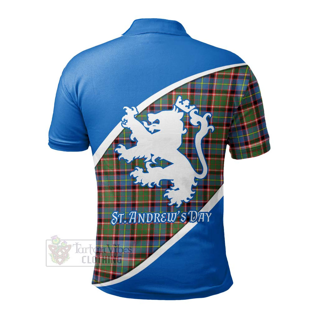 Tartan Vibes Clothing Aikenhead Family Crest Tartan Polo Shirt Celebrate Saint Andrew's Day in Style