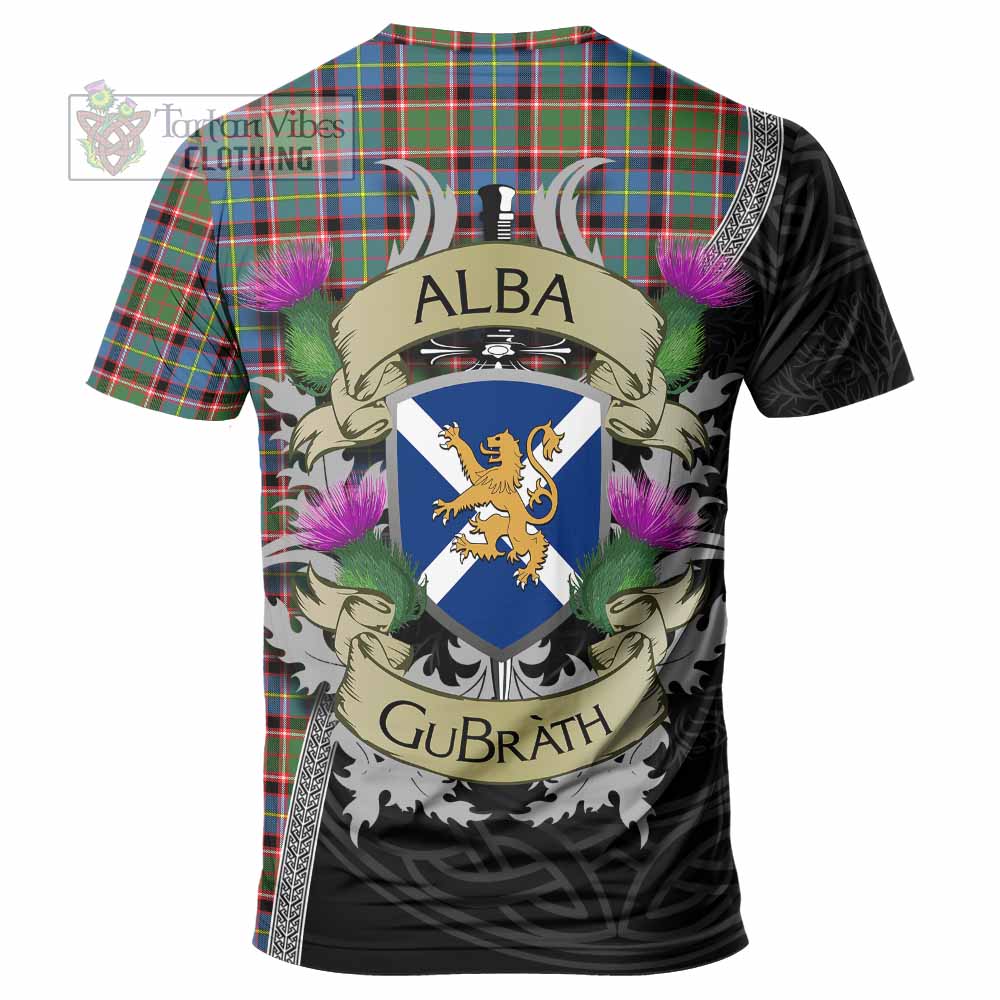 Aikenhead Tartan Family Crest T-Shirt Lion Rampant Royal Thistle Shield Celtic Inspired - Tartan Vibes Clothing