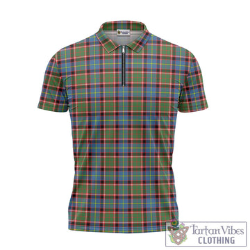 Aikenhead Tartan Zipper Polo Shirt - Tartan Vibes Clothing