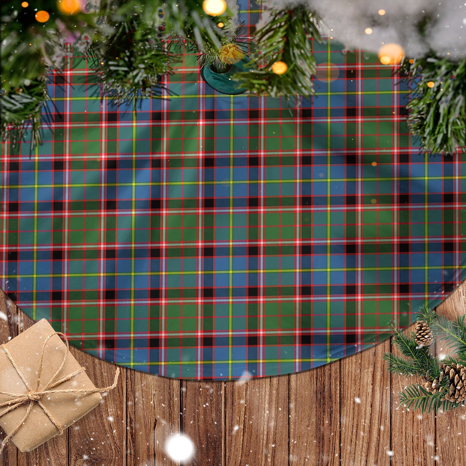 Aikenhead Tartan Christmas Tree Skirt - Tartan Vibes Clothing