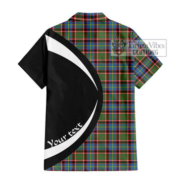 Aikenhead Tartan Hawaiian Shirt with Family Crest Circle Style - Tartan Vibes Clothing