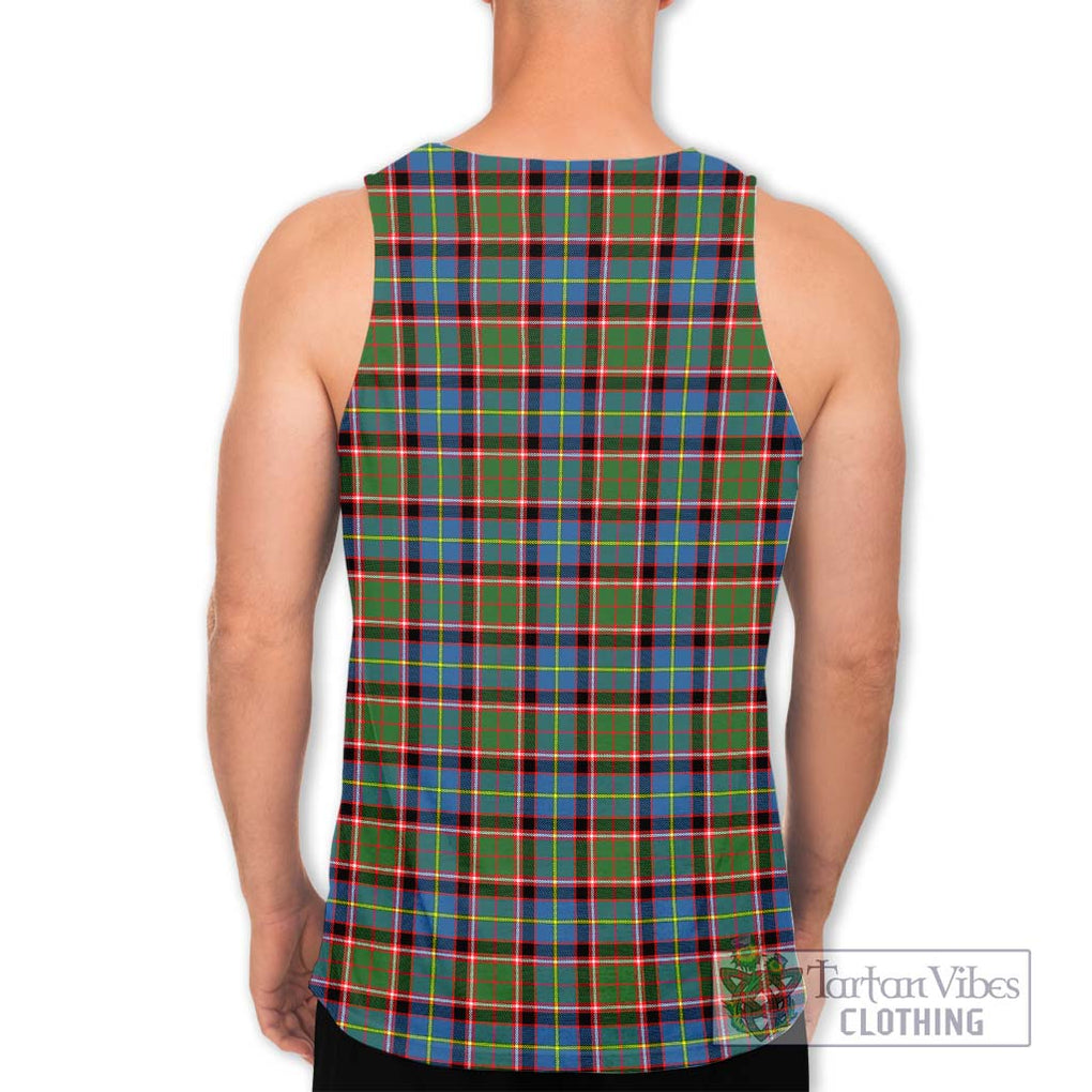 Aikenhead Tartan Men's Tank Top with Family Crest DNA In Me Style - Tartan Vibes Clothing