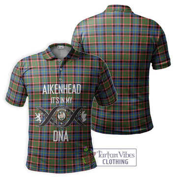 Aikenhead Tartan Polo Shirt with Family Crest DNA In Me Style