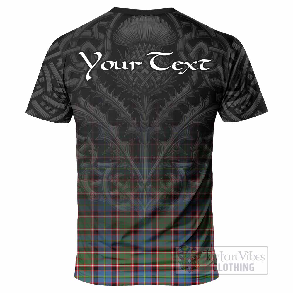 Aikenhead Tartan T-Shirt with Family Crest Celtic Thistle Vibes - Tartan Vibes Clothing