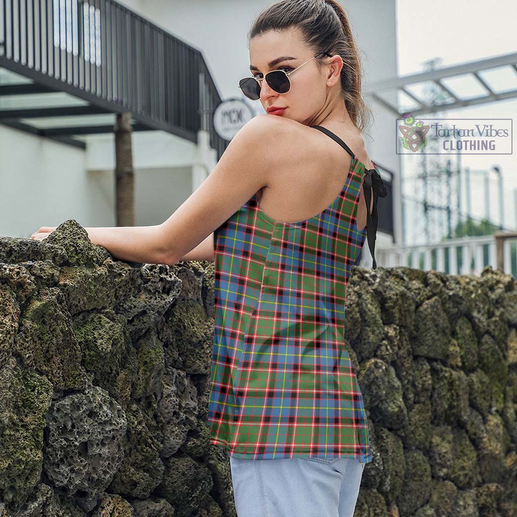 Tartan Vibes Clothing Aikenhead Tartan Loose Halter Neck Camisole