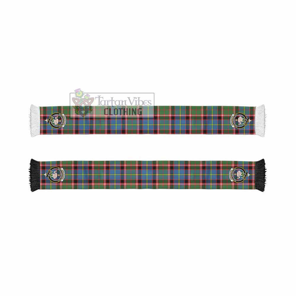 Tartan Vibes Clothing Aikenhead Tartan Ruffneck Scarf with Family Crest
