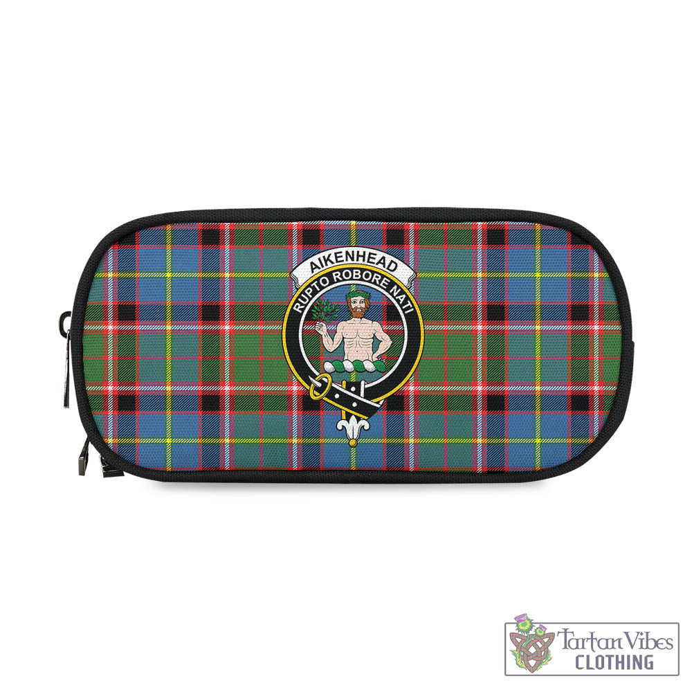 Tartan Vibes Clothing Aikenhead Tartan Pen and Pencil Case with Family Crest