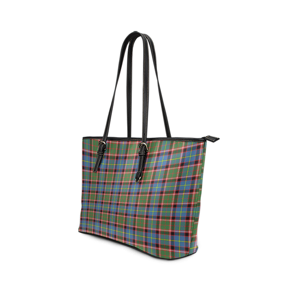 Aikenhead Tartan Leather Tote Bag - Tartanvibesclothing