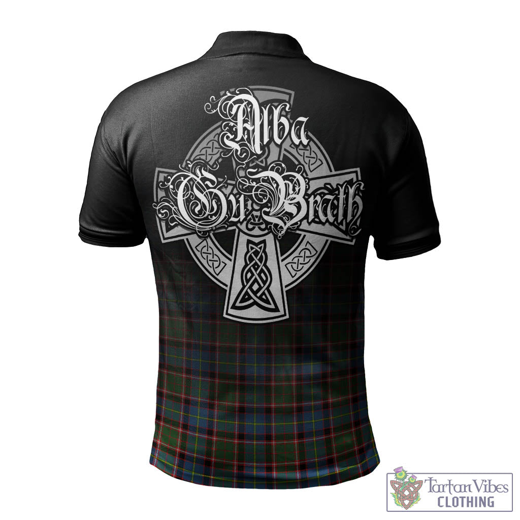 Tartan Vibes Clothing Aikenhead Tartan Polo Shirt Featuring Alba Gu Brath Family Crest Celtic Inspired
