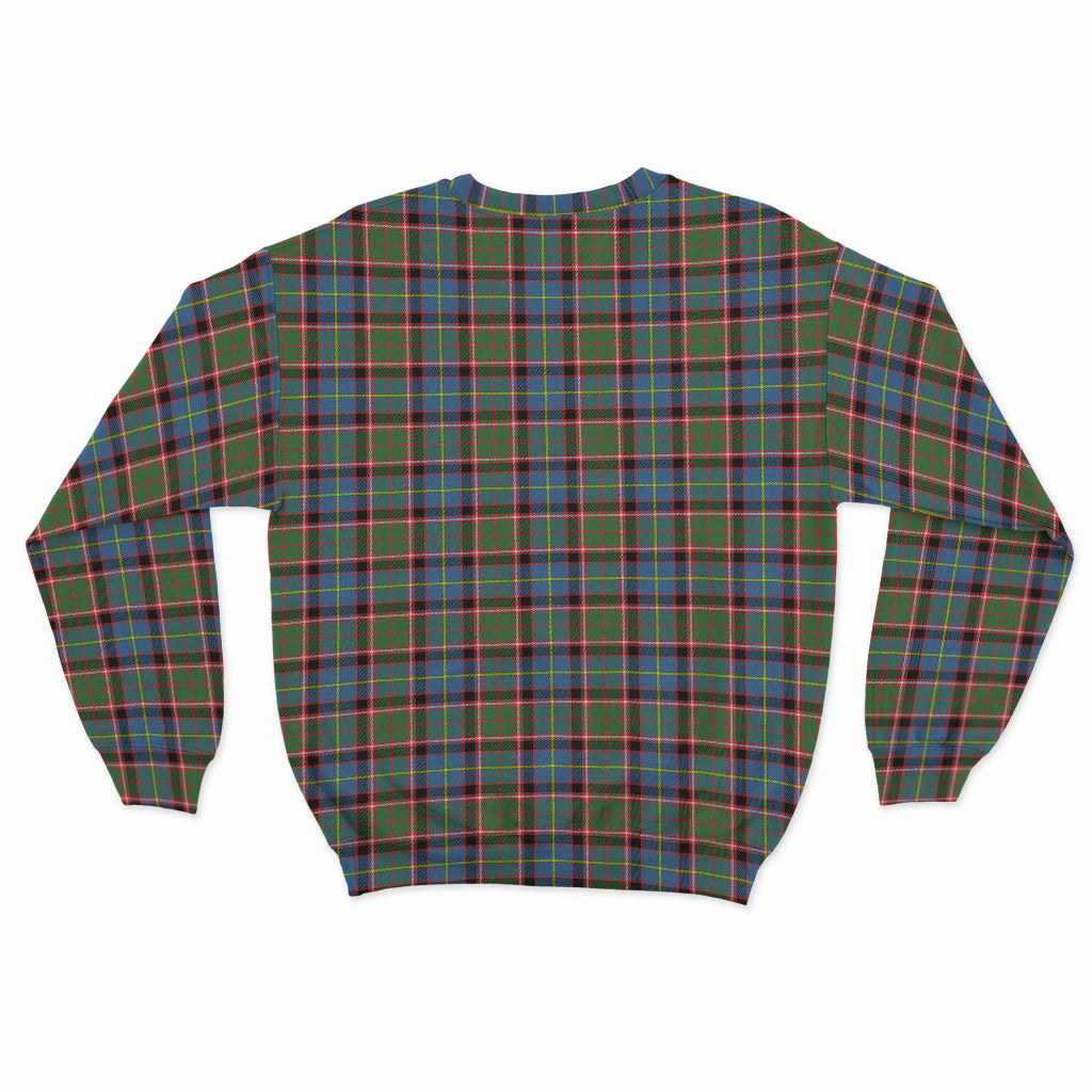 Aikenhead Tartan Sweatshirt with Family Crest - Tartan Vibes Clothing