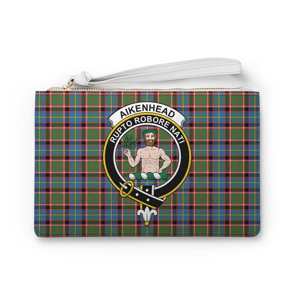 Tartan Vibes Clothing Aikenhead Family Crest Tartan Clutch Bag