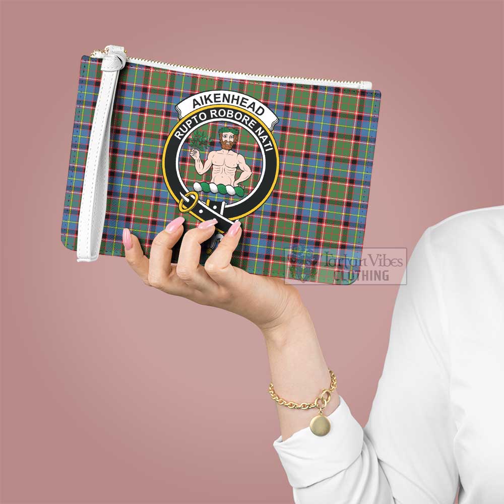 Tartan Vibes Clothing Aikenhead Family Crest Tartan Clutch Bag