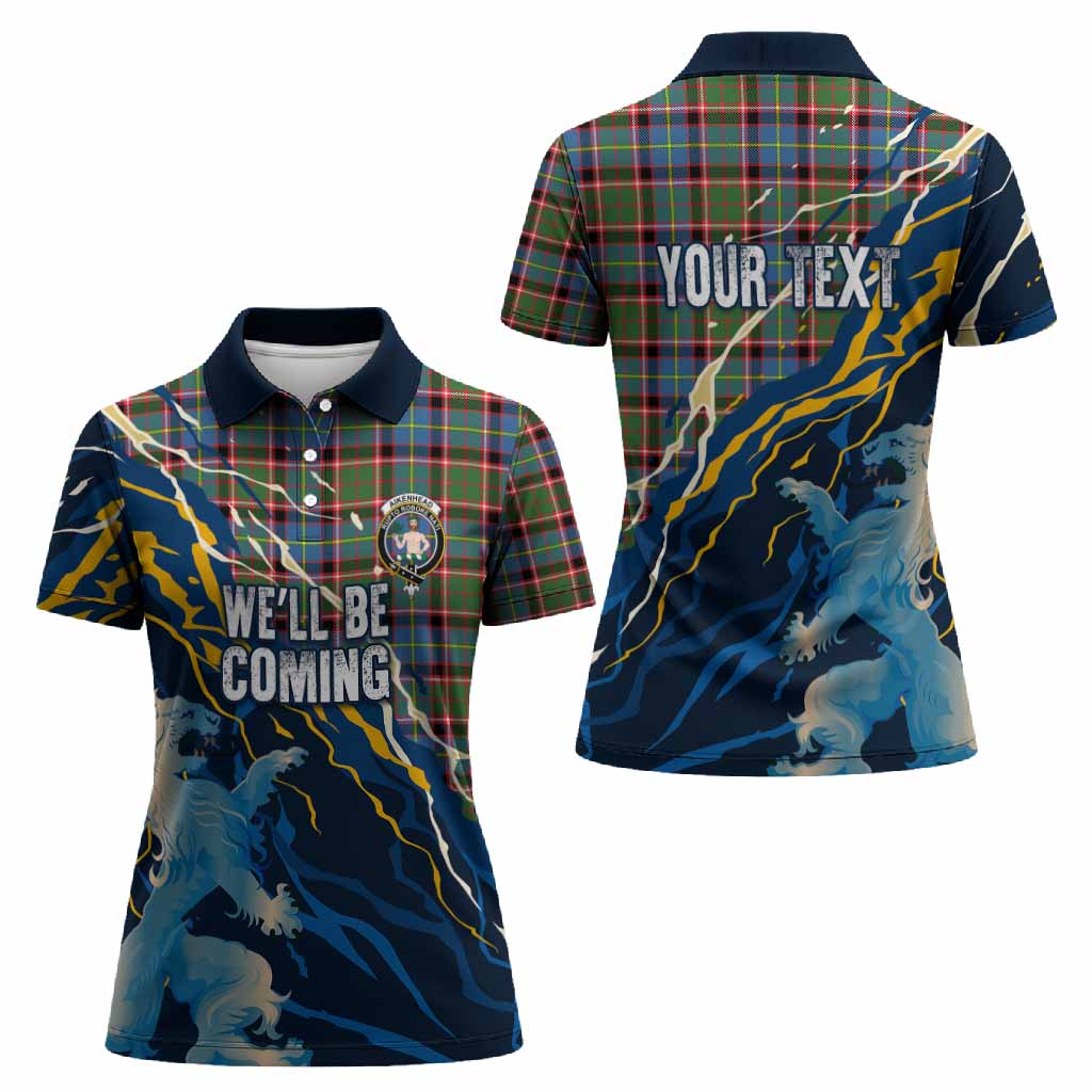 Aikenhead Scotland Tartan Women Polo Shirt WC2026 Football - We'll Be Coming