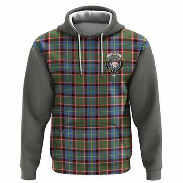 Aikenhead Tartan Accent Hoodie with Family Crest