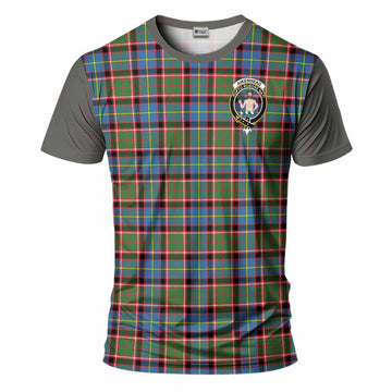 Aikenhead Tartan Accent T-Shirt with Family Crest