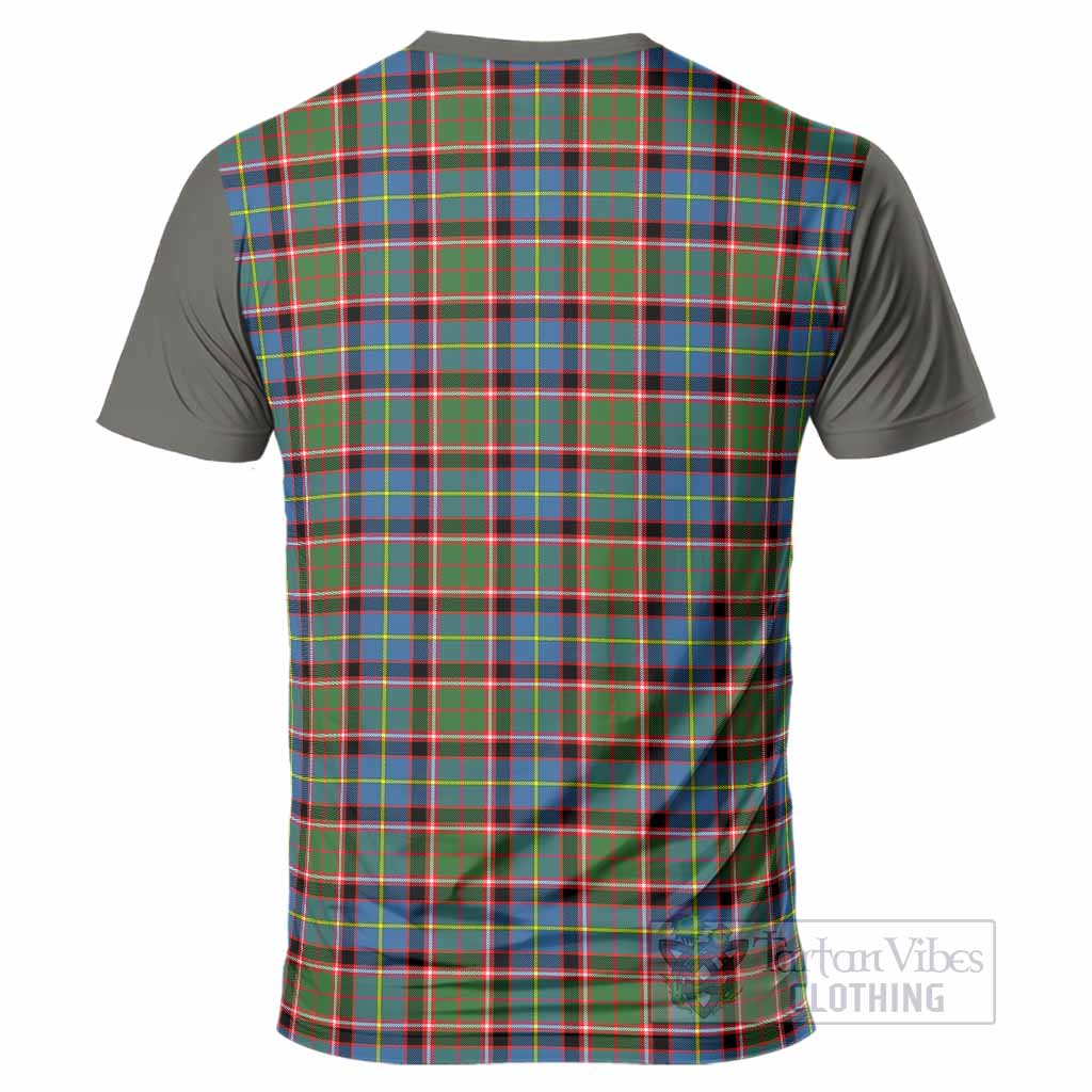 Aikenhead Tartan Accent T-Shirt with Family Crest