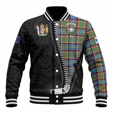 Aikenhead Tartan Baseball Jacket New Zealand Pattern Unique Zipper Stylized