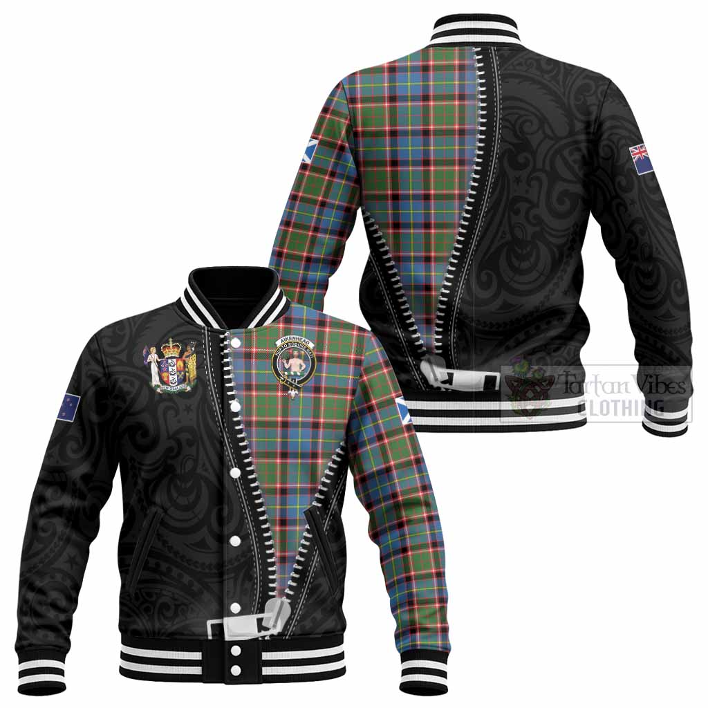 Aikenhead Tartan Baseball Jacket New Zealand Pattern Unique Zipper Stylized