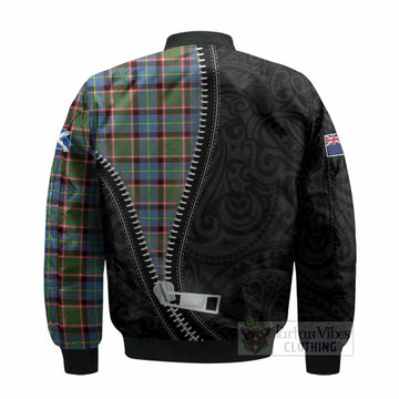 Aikenhead Tartan Bomber Jacket New Zealand Pattern Unique Zipper Stylized