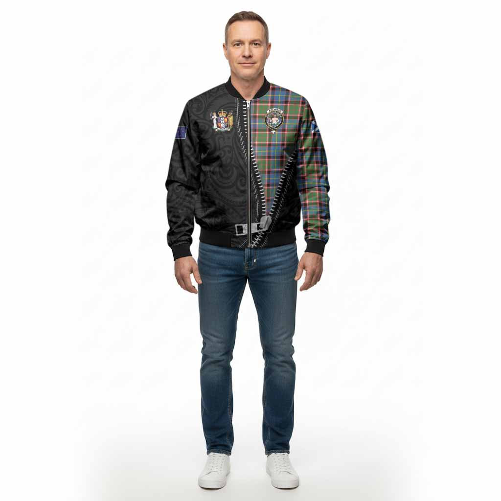 Aikenhead Tartan Bomber Jacket New Zealand Pattern Unique Zipper Stylized
