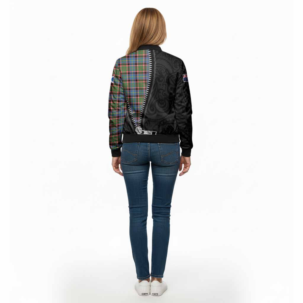 Aikenhead Tartan Bomber Jacket New Zealand Pattern Unique Zipper Stylized