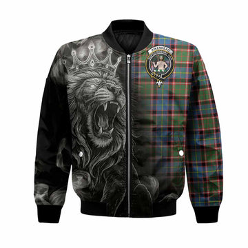 Aikenhead Tartan Bomber Jacket Roaring Lion Heritage